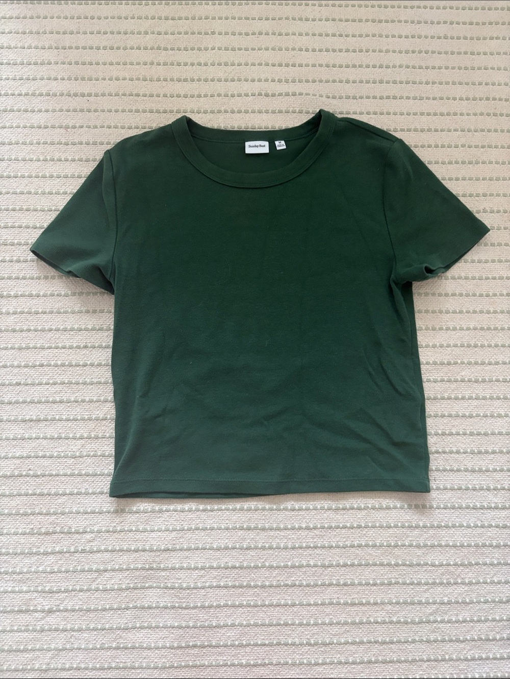 Aritzia Crewneck Tee - Green Size - M